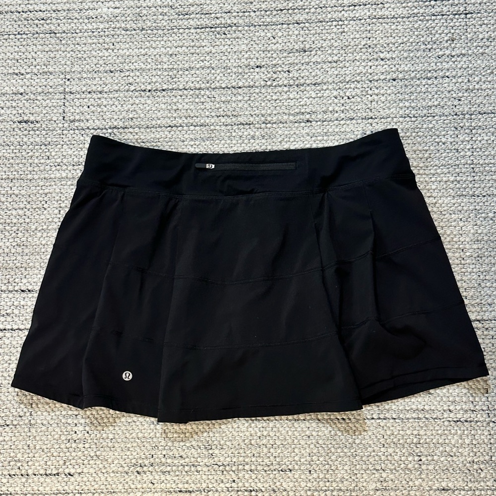 Lululemon Pace Rival Mid-Rise Skirt - Black